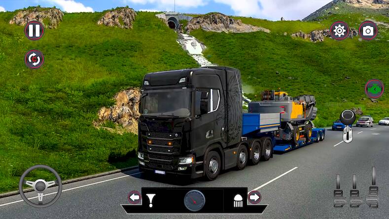 Скачать Truck Simulator Euro Truck 3d (Много денег) на Андроид