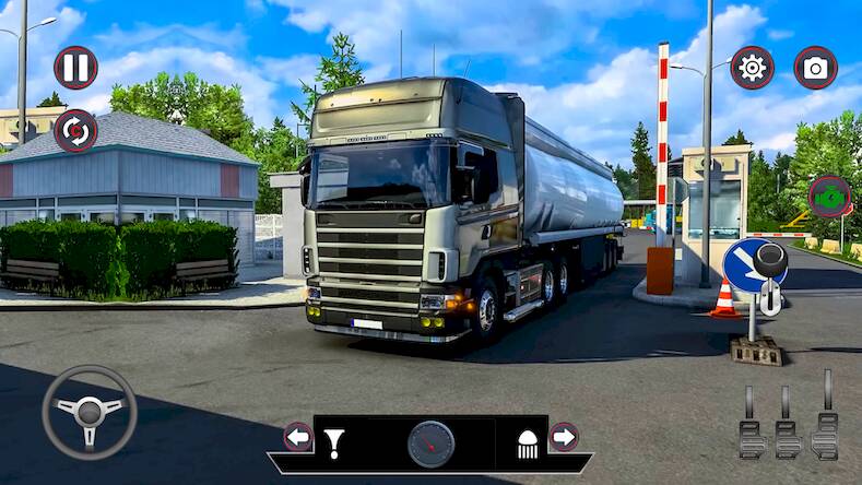 Скачать Truck Simulator Euro Truck 3d (Много денег) на Андроид