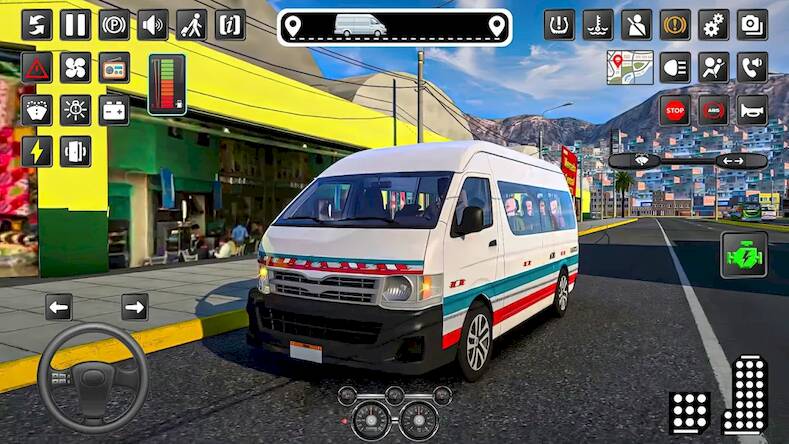 Скачать Van Simulator Games Indian Van (Разблокировано все) на Андроид