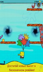 Взломанная игра Doodle Jump SpongeBob (Мод все открыто) на Андроид