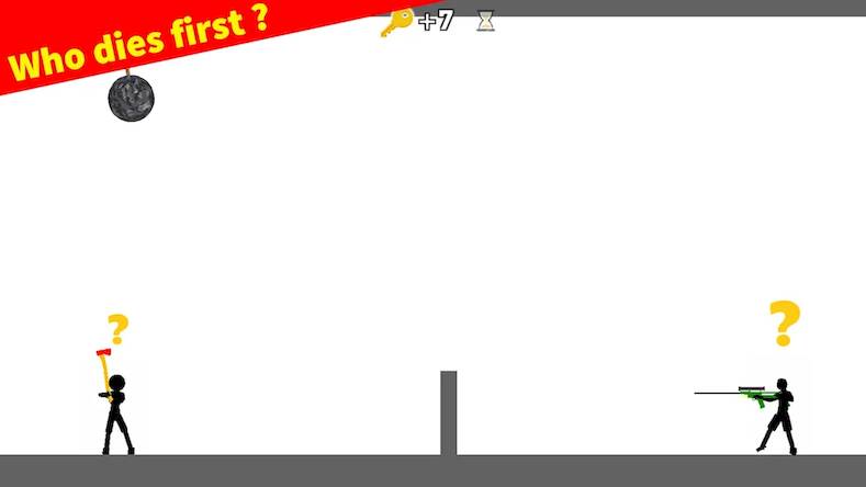 Скачать Who Die First: Stickman games (Много денег) на Андроид
