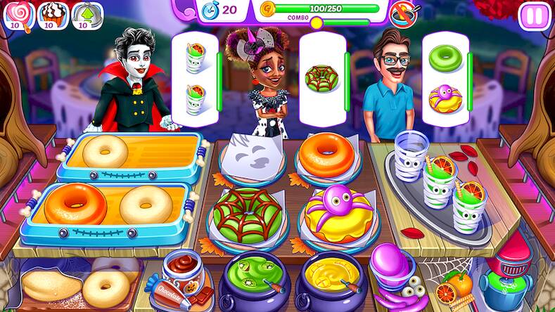  Halloween Madness Cooking Game ( )  