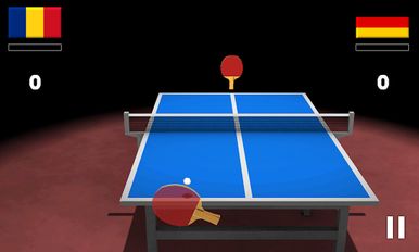 Скачать взломанную Virtual Table Tennis 3D (Мод все открыто) на Андроид