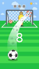 Взломанная игра Ketchapp Football (Мод много денег) на Андроид