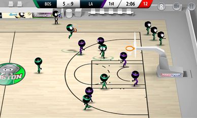 Взломанная игра Stickman Basketball 2017 (Мод много денег) на Андроид