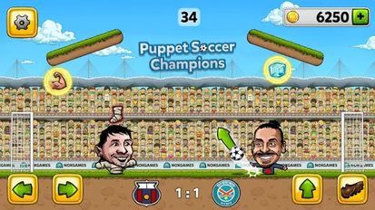 Взломанная Puppet Soccer Champions- лига (Мод много денег) на Андроид