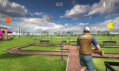 Взломанная игра Стрельба по тарелочкам 3D (Мод все открыто) на Андроид