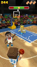 Взломанная Blocky Basketball (Мод все открыто) на Андроид