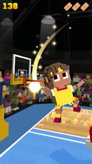 Взломанная Blocky Basketball (Мод все открыто) на Андроид