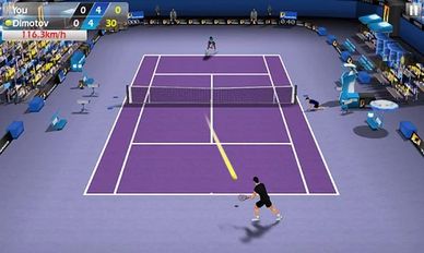 Взломанная Теннис пальцем 3D - Tennis (Взлом на монеты) на Андроид