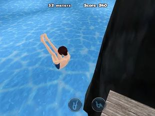 Взломанная игра Cliff Diving 3D бесплатно (Мод все открыто) на Андроид