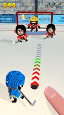 Взломанная Blocky Hockey - Ice Runner (Взлом на монеты) на Андроид