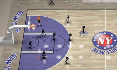Взломанная игра Stickman Basketball (Мод все открыто) на Андроид