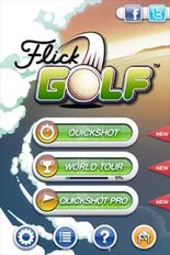 Взломанная игра Flick Golf! (Взлом на монеты) на Андроид