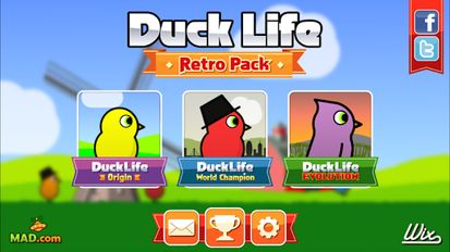 Взломанная Duck Life: Retro Pack (Мод много денег) на Андроид