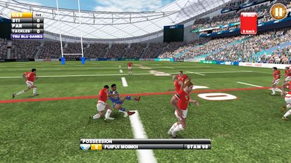Взломанная игра Rugby League Live 2: Gold (Мод все открыто) на Андроид