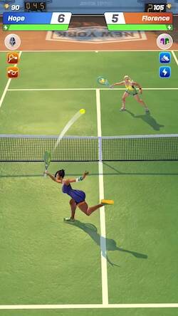  Tennis Clash: - ( )  