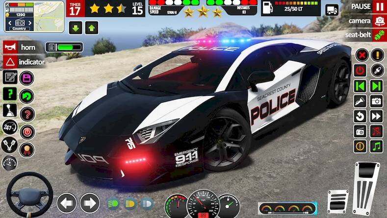  school car driving police car ( )  