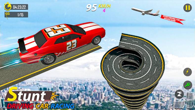  Car stunt driving game 3d race ( )  