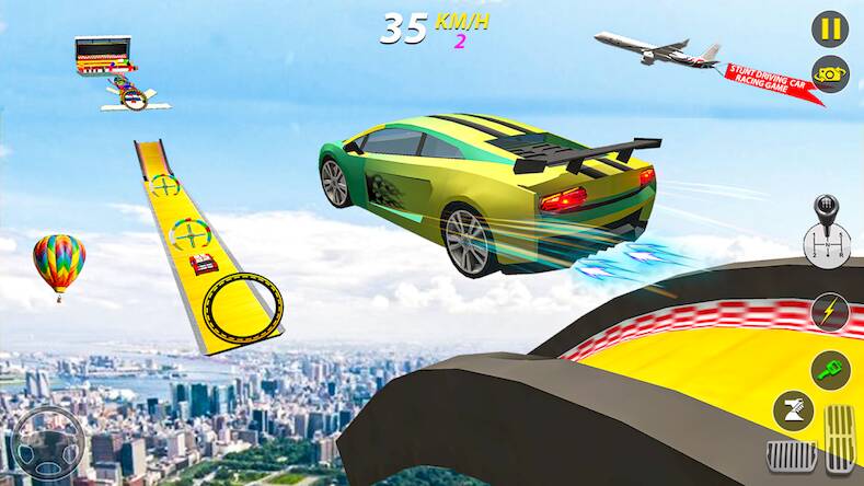  Car stunt driving game 3d race ( )  