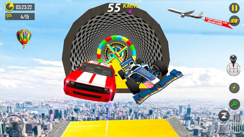  Car stunt driving game 3d race ( )  