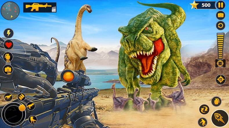  Wild Dinosaur Hunter Zoo Games ( )  