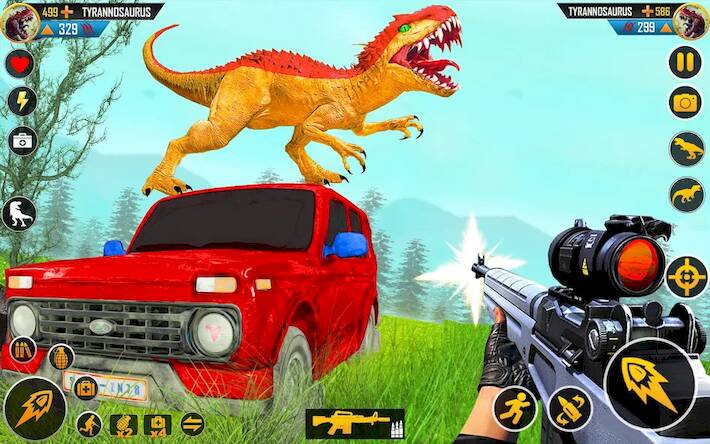  Wild Dinosaur Hunter Zoo Games ( )  