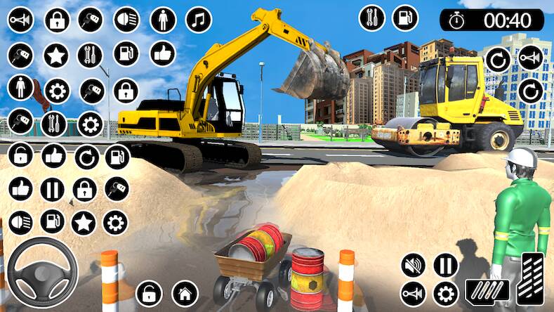  US Construction Games Sim JCB ( )  