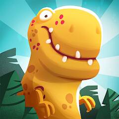Скачать Dino Bash: Dinosaur Battle (Много монет) на Андроид