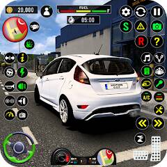 Скачать School Car Game 3d Car Driving (Много денег) на Андроид