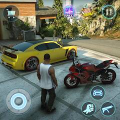 Скачать Gangster Vegas Crime 3D Sim (Много денег) на Андроид