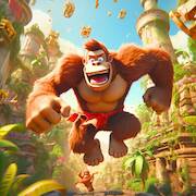 Скачать Monkey jungle kong banana game (Разблокировано все) на Андроид