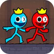 Red and Blue Stickman 2 ( )  