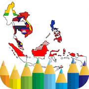  coloring southeast asia flag ( )  
