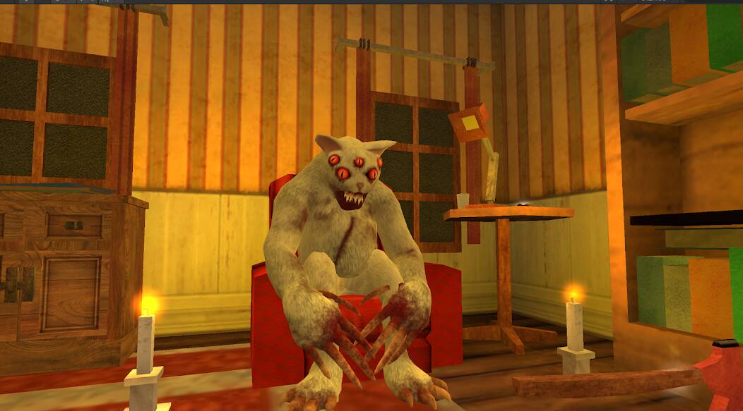  Cat Fred Evil Pet. Horror game ( )  
