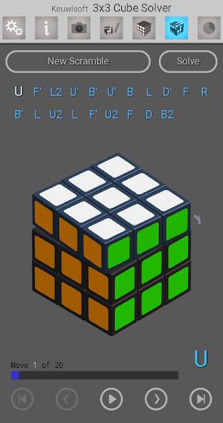  3x3 Cube Solver ( )  