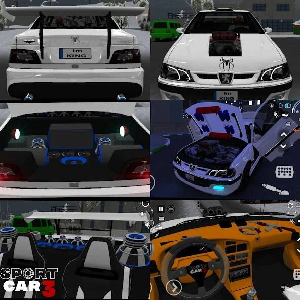  Sport car 3 : Taxi & Police -  ( )  