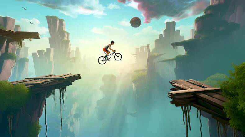 Скачать BMX bike xtreme sky surfer (Разблокировано все) на Андроид