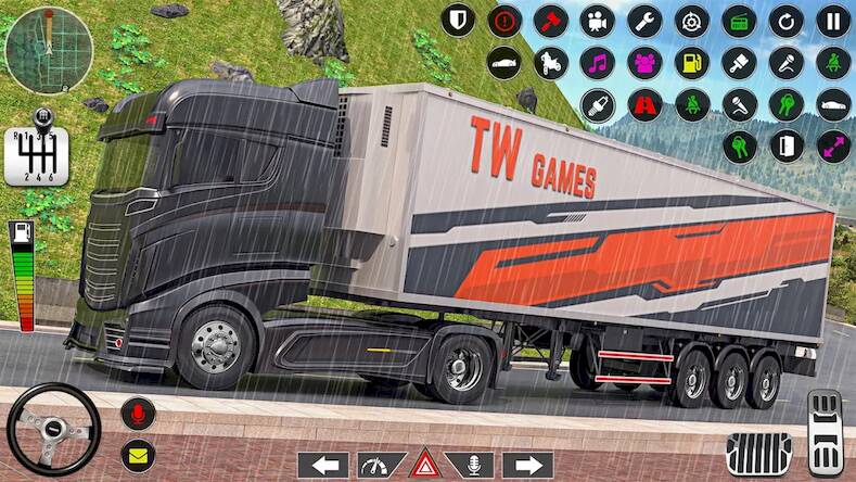  Log Transporter Truck Driving ( )  