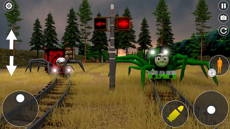  Scary Spider Train Survive Cho ( )  