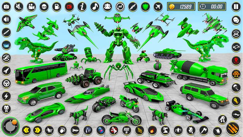  Dino Robot - Car Robot Games ( )  
