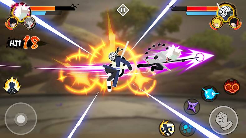  Stickman Ninja - 3v3 Battle ( )  