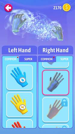  Elemental Gloves:    ( )  