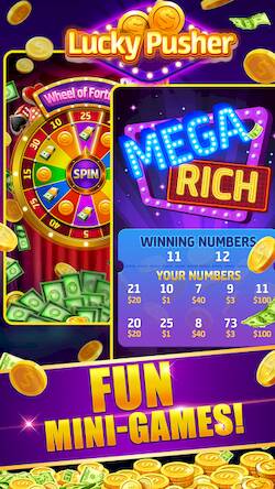  Lucky Cash Pusher Coin Games ( )  