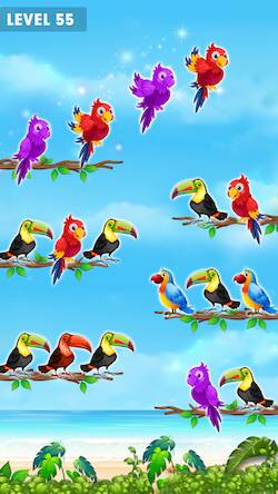  Bird Sort Color Puzzle Game 3D ( )  