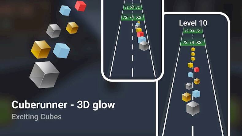  Cube Runner 3D Glow ( )  