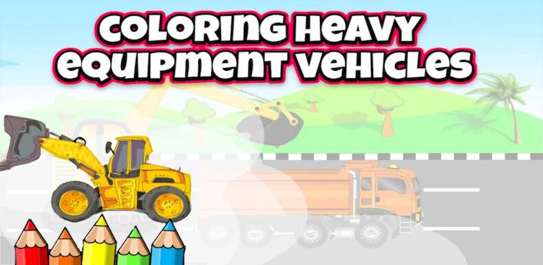  coloring construction vehicles ( )  