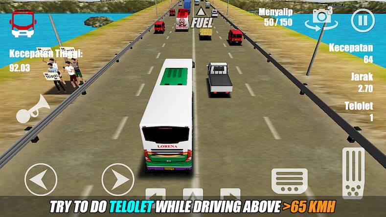  Telolet Bus Driving 3D ( )  