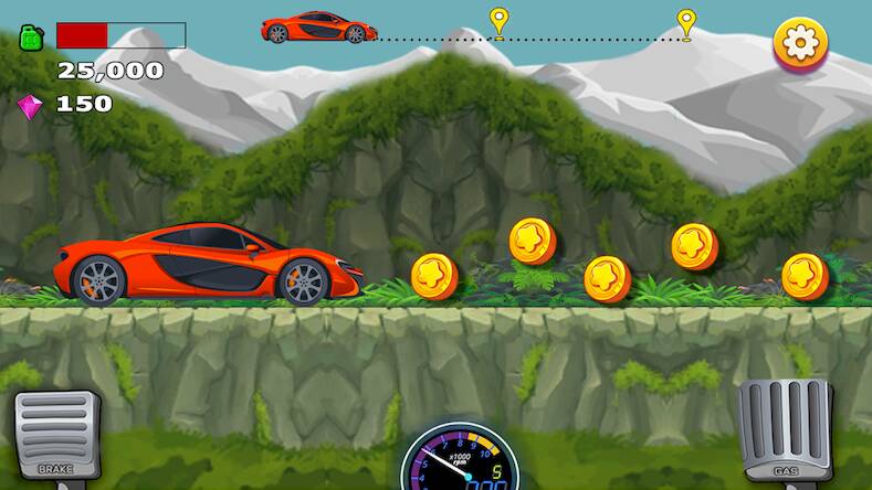  Car Driving Hill Racing Game ( )  