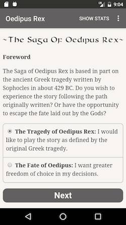  The Saga of Oedipus Rex ( )  